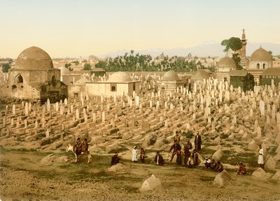 Cemetery of Meidan, Damascus by Swiss Photographer